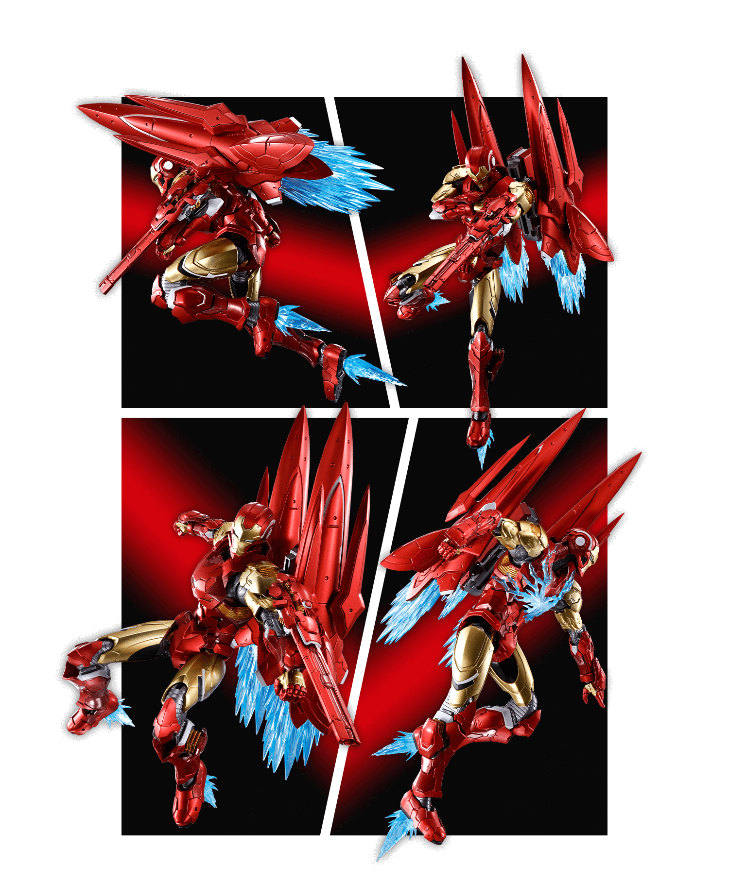 The DH-10 Mode releases energy all at once, unleashing overwhelming power.S.H.Figuarts make reenactments of mode change possible with interchangeable parts.