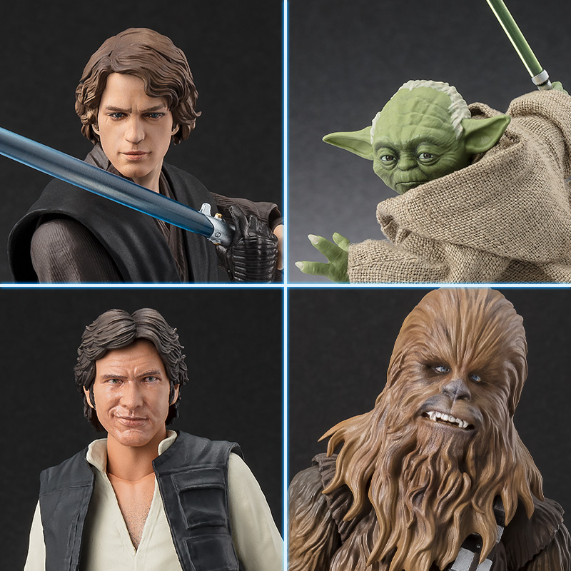 「S.H.Figuarts STAR WARS」シリーズ4アイテムが仕様を変えて再登場！