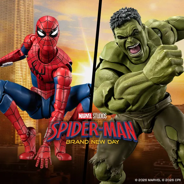 『スパイダーマン：ブランド・ニュー・デイ』からスパイダーマンとハルクがS.H.Figuartsに参戦！